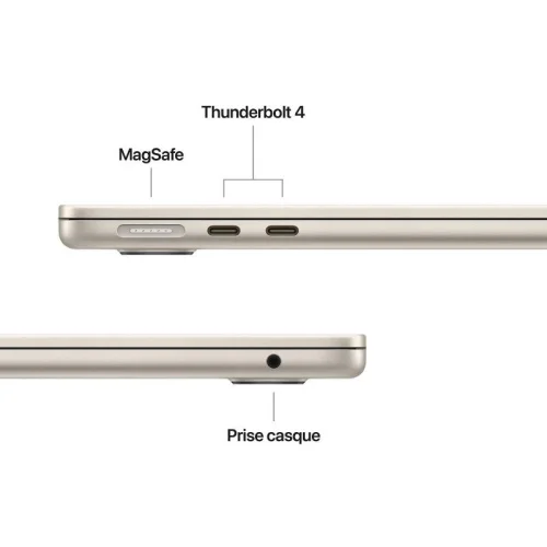 Apple MacBook Air 13\'\' Puce M5 (10CPU/10GPU/24Go/1To SSD) - Lumière stellaire Image 3