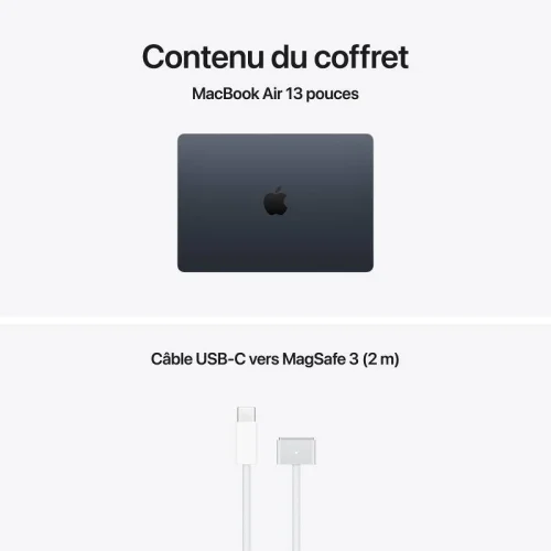 Apple MacBook Air 13\'\' Puce M5 (10CPU/8GPU/16Go/512Go SSD) - Minuit Image 4