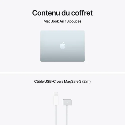 Apple MacBook Air 13\'\' Puce M5 (10CPU/10GPU/24Go/1To SSD) - Bleu ciel Image 3