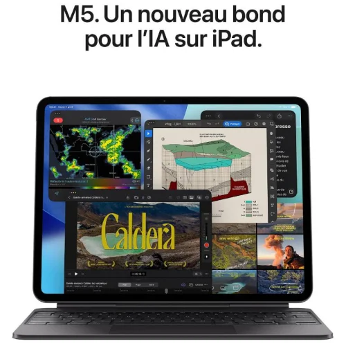 Apple iPad Pro 11\'\' M5 avec verre standard 2025 - (512Go/WIFI) - Argent Image 2