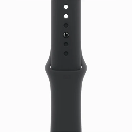 Apple Watch Series 11 GPS + Cellular 42 mm en Aluminium Noir de jais - Bracelet Sport Noir Image 1