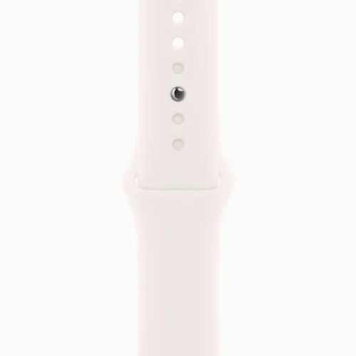 Apple Watch Series 11 GPS + Cellular 42 mm en Aluminium Or rose - Bracelet Sport Rose tendre Image 2