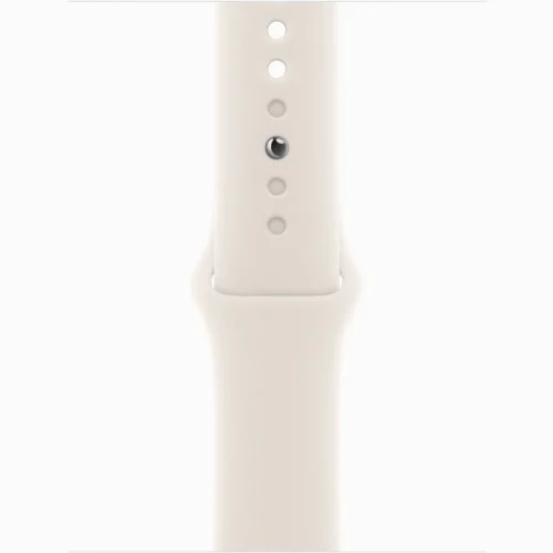 Apple Watch Series 11 GPS 46 mm en Aluminium Or rose - Bracelet Sport Lumière stellaire Image 1