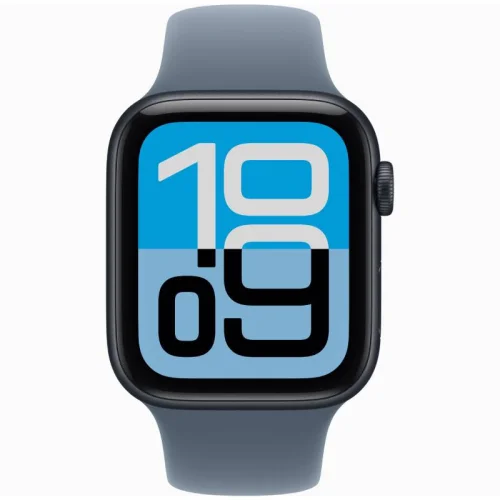 Apple Watch SE (3ᵉ génération), Boîtier en aluminium minuit 44 MM - Bracelet Sport Bleu maritime Image 2