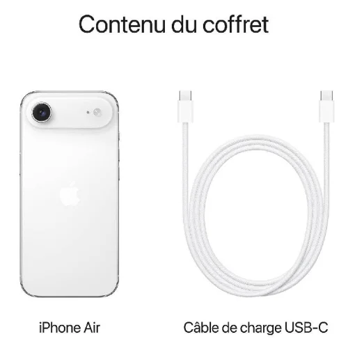 Apple iPhone Air (512Go) - Blanc nuage Image 1