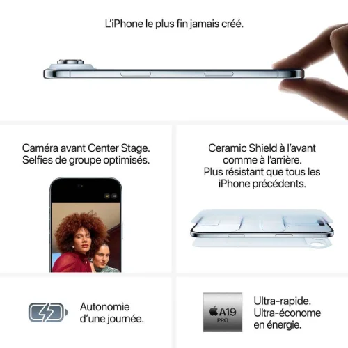 Apple iPhone Air (512Go) - Or clair Image 3