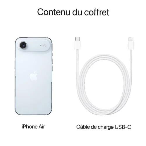 Apple iPhone Air (512Go) - Bleu ciel Image 3