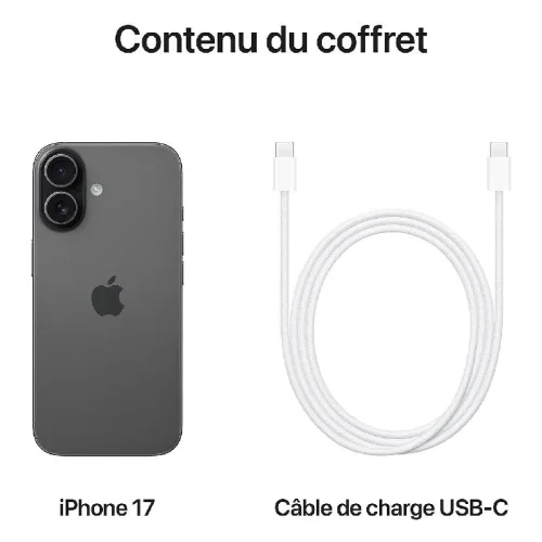 Apple iPhone 17 (256Go) - Noir Image 3