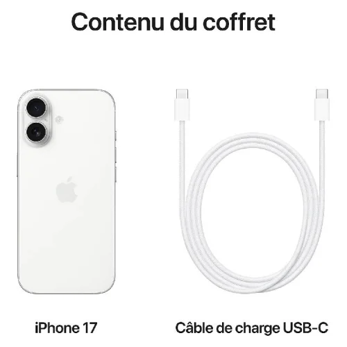 Apple iPhone 17 (256Go) - Blanc Image 2