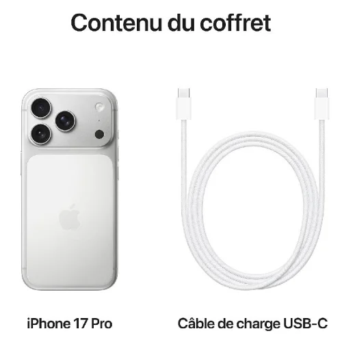 Apple iPhone 17 Pro (256Go) - Argent Image 1