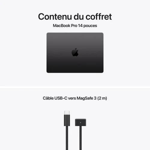 Apple MacBook Pro 14\'\' Puce M5 Max (18CPU/32GPU/36Go/2To SSD) - Noir sidéral Image 2