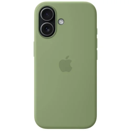 Apple coque en silicone avec MagSafe pour Apple iPhone 17 - Vert ardoise Image 1