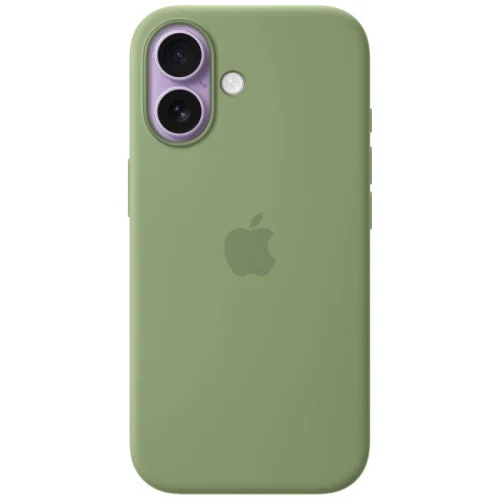 Apple coque en silicone avec MagSafe pour Apple iPhone 17 - Vert ardoise Image 4