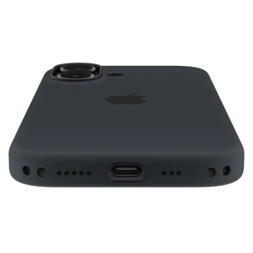 Apple coque en silicone avec MagSafe pour Apple iPhone 17 - Vert ardoise Image 6