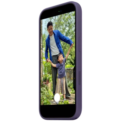 Apple coque en silicone avec MagSafe pour Apple iPhone 17 - Brume violette Image 2