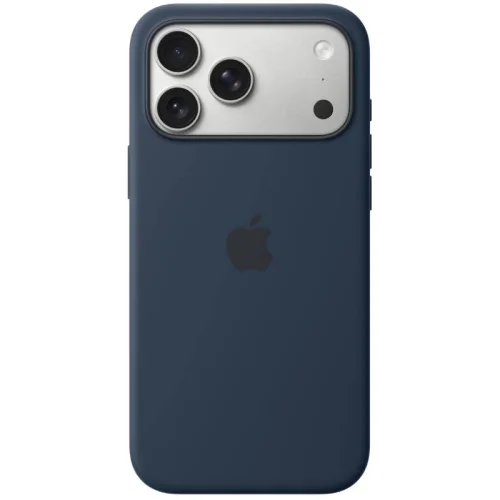Apple Coque en silicone avec MagSafe pour iPhone 17 Pro - Minuit Image 1