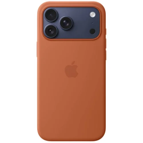 Apple Coque en silicone avec MagSafe pour iPhone 17 Pro - Terracotta Image 2
