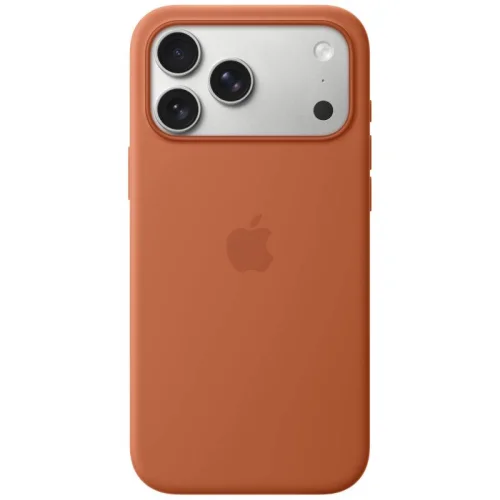 Apple Coque en silicone avec MagSafe pour iPhone 17 Pro - Terracotta Image 1