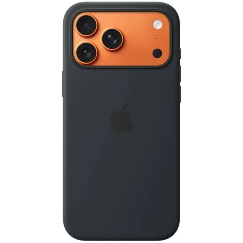 Apple Coque en silicone avec MagSafe pour iPhone 17 Pro Max - Noir Image 1
