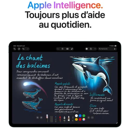 Apple iPad Air 11\'\' Puce M4 - 2026 - (256Go/WIFI-Cellular) - Bleu Image 3
