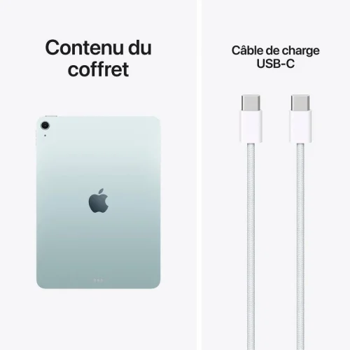 Apple iPad Air 11\'\' Puce M4 - 2026 - (256Go/WIFI-Cellular) - Bleu Image 4