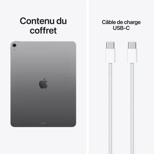 Apple iPad Air 13\'\' Puce M4 - 2026 - (512Go/WIFI-Cellular) - Gris sidéral Image 4