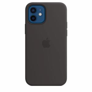 Apple Coque en silicone avec MagSafe pour iPhone 12 | 12 Pro - Noir Image 2