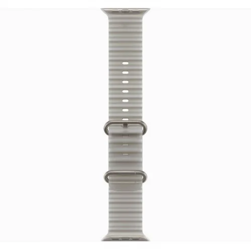 Apple Watch Ultra 4 Boîtier 49 MM en Titane NAturel (GPS + Cellular) Bracelet Ocean - Gris translucide Image 2