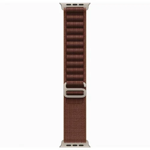 Apple Watch Ultra 4 Boîtier 49 MM en Titane NAturel (GPS + Cellular) Bracelet Boucle Alpine - Bordeaux Image 2