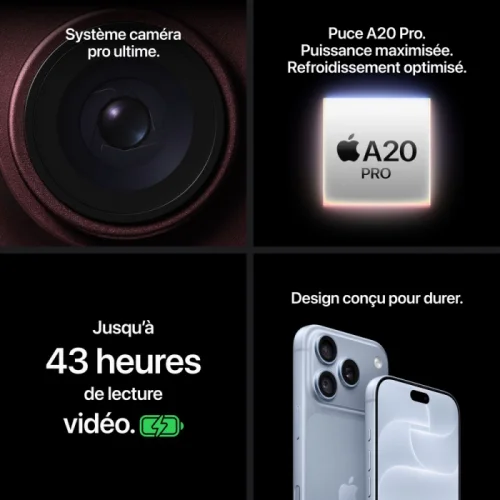 Apple iPhone 18 Pro Max (256Go) - Argent Image 4