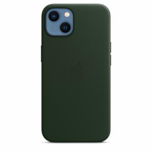 Apple Coque en cuir avec MagSafe-iPhone 13-Vert séquoia Image 1