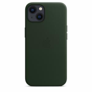 Apple Coque en cuir avec MagSafe-iPhone 13-Vert séquoia Image 2