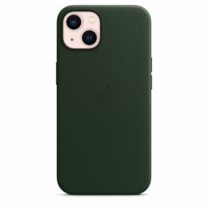 Apple Coque en cuir avec MagSafe-iPhone 13-Vert séquoia Image 3