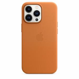 Apple Coque en cuir avec MagSafe-iPhone 13 Pro-Ocre Image 1