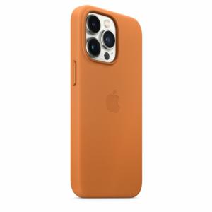 Apple Coque en cuir avec MagSafe-iPhone 13 Pro-Ocre Image 4