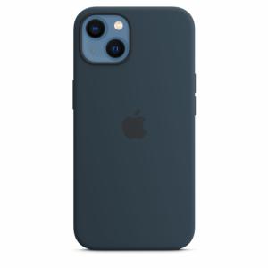 Apple Coque en silicone avec MagSafe-iPhone 13-Bleu abysse Image 2