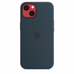 Apple Coque en silicone avec MagSafe-iPhone 13-Bleu abysse Image 3
