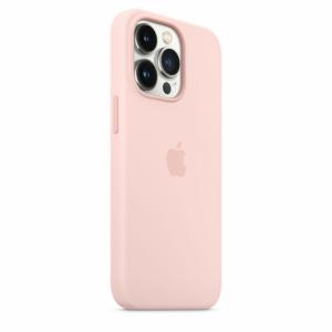 Apple Coque en silicone avec MagSafe pour iPhone 13 Pro-Rose craie Image 3