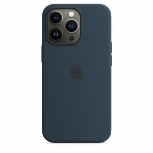 Apple Coque en silicone avec MagSafe pour iPhone 13 Pro-Bleu abysse Image 2