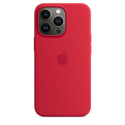 Apple Coque en silicone avec MagSafe pour iPhone 13 Pro- (PRODUCT)RED Image 1