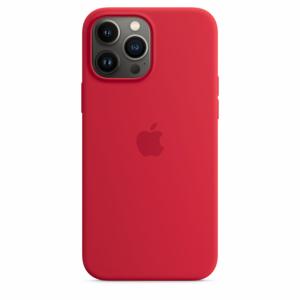 Apple Coque en silicone avec MagSafe pour iPhone 13 Pro Max- (PRODUCT)RED Image 3