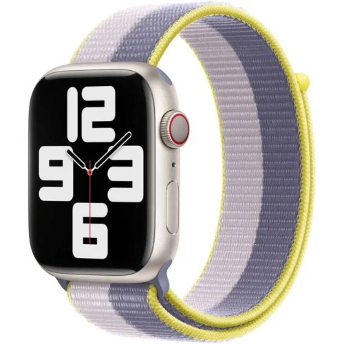 Apple Bracelet Boucle sport pour Apple Watch 44/45mm - Gris lavande/Lilas clair Image 1