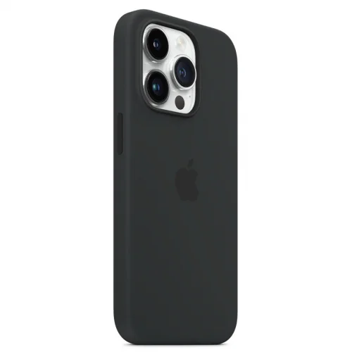 Apple Coque en silicone avec MagSafe pour iPhone 14 Pro - Minuit Image 1