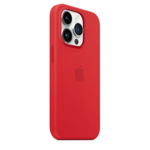 Apple Coque en silicone avec MagSafe pour iPhone 14 Pro - Rouge Image 3