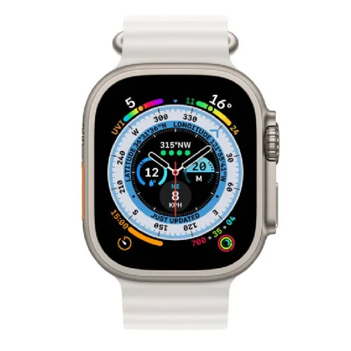 Apple Bracelet Océan Pour Apple Watch 49 mm - Blanc Image 1