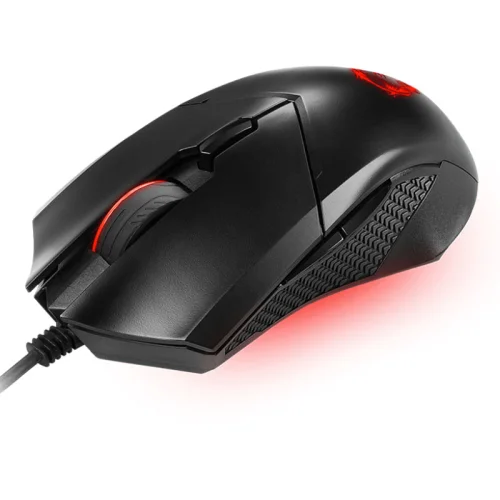 Souris Gaming Filaire MSI Clutch GM08 avec LED Rouge - Noir Image 2