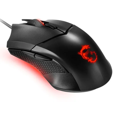 Souris Gaming Filaire MSI Clutch GM08 avec LED Rouge - Noir Image 4