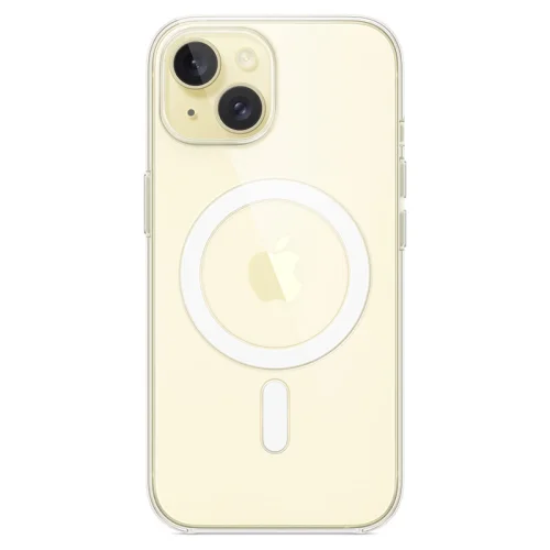 Apple Coque transparente avec MagSafe pour iPhone 15 Image 1