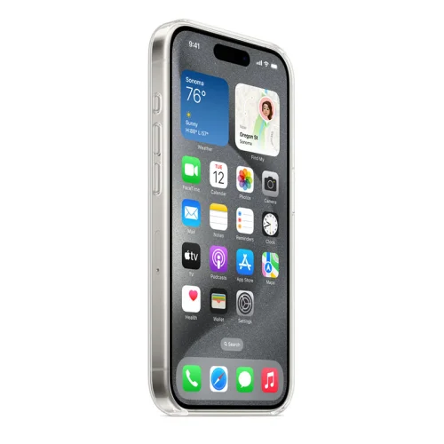 Apple Coque transparente avec MagSafe pour iPhone 15 Pro Image 2