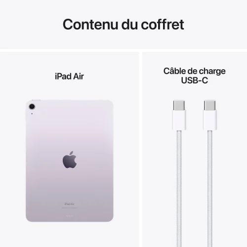 Apple iPad Air 11\'\' Puce M2 - 2024 - (1To/WIFI - Cellular) - Mauve Image 1